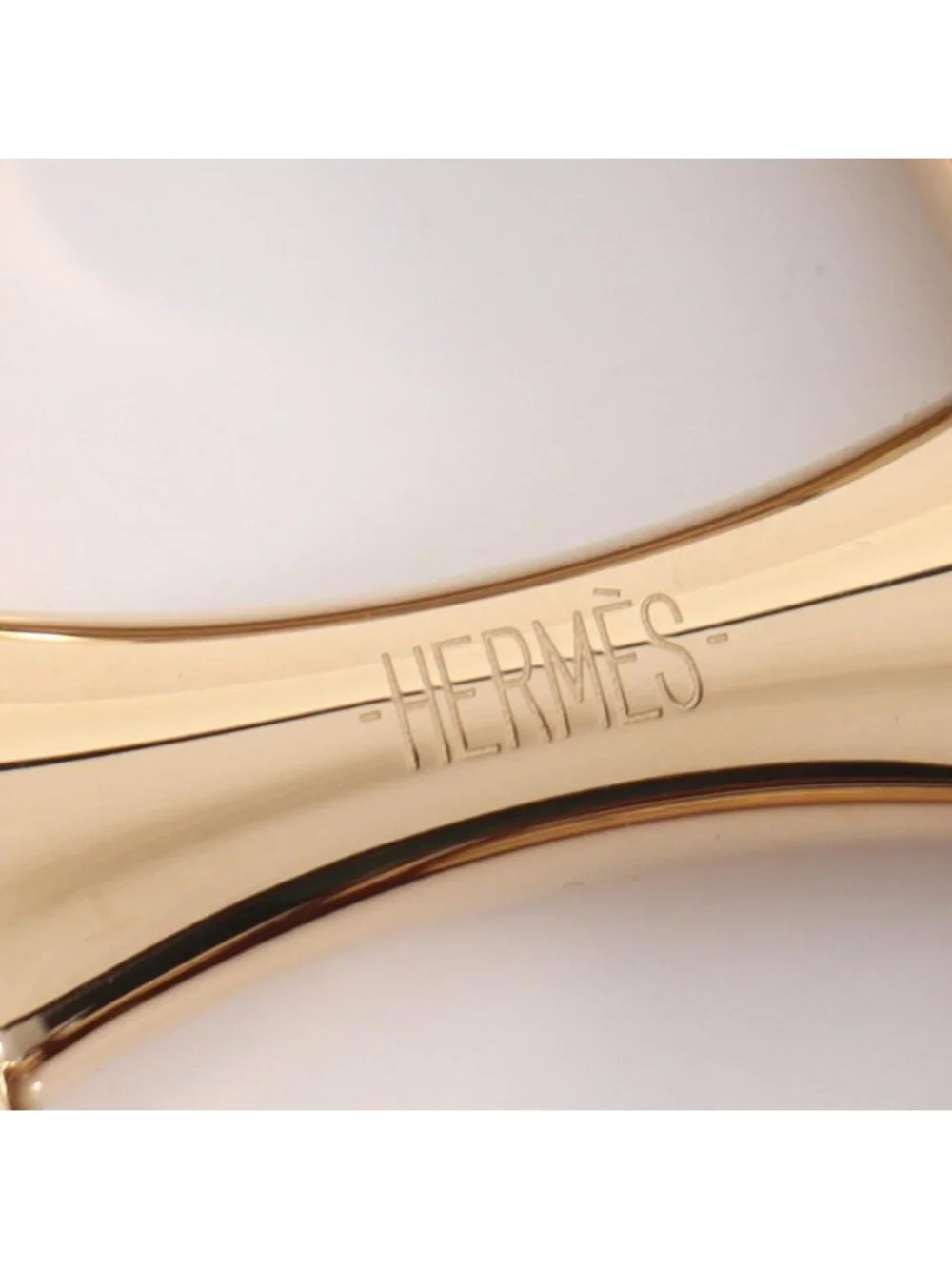 Hermes Scarf Ring Chaine D'ancre Gold